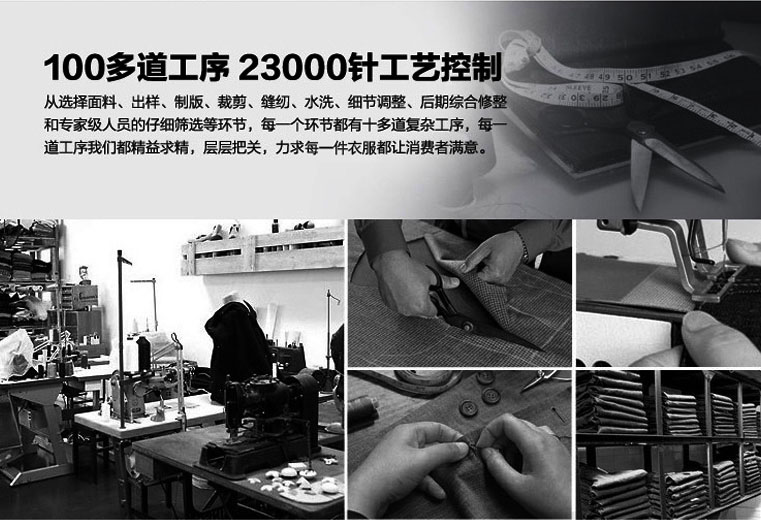 100道程序，23000針工藝控制