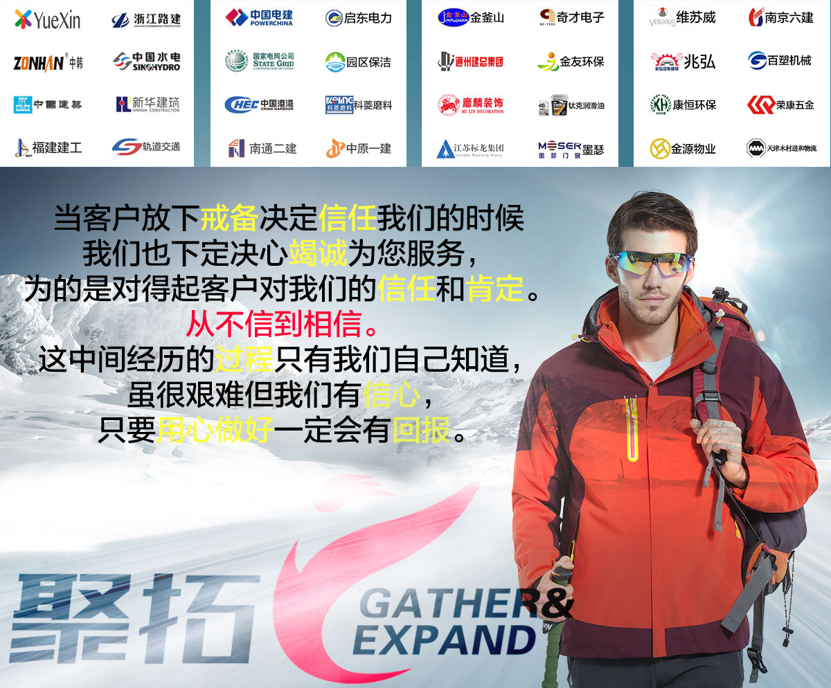 新款沖鋒衣定制合作企業(yè)團(tuán)隊展示